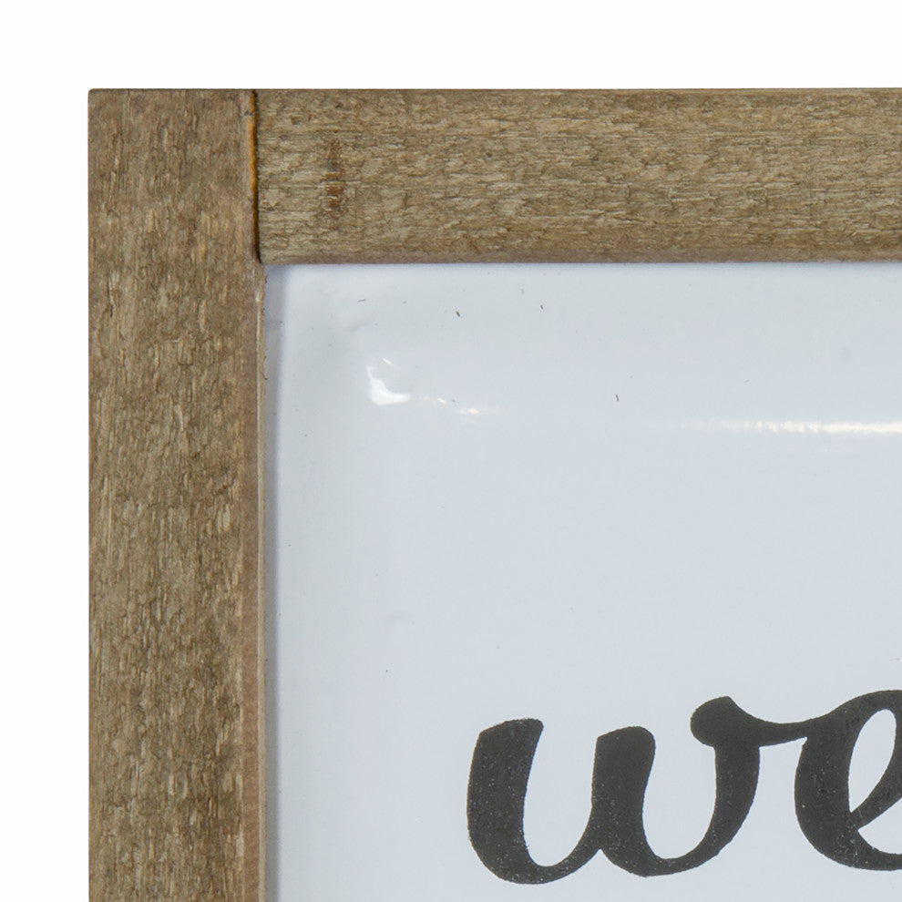 Wood and Metal "Goodnessl" Sign