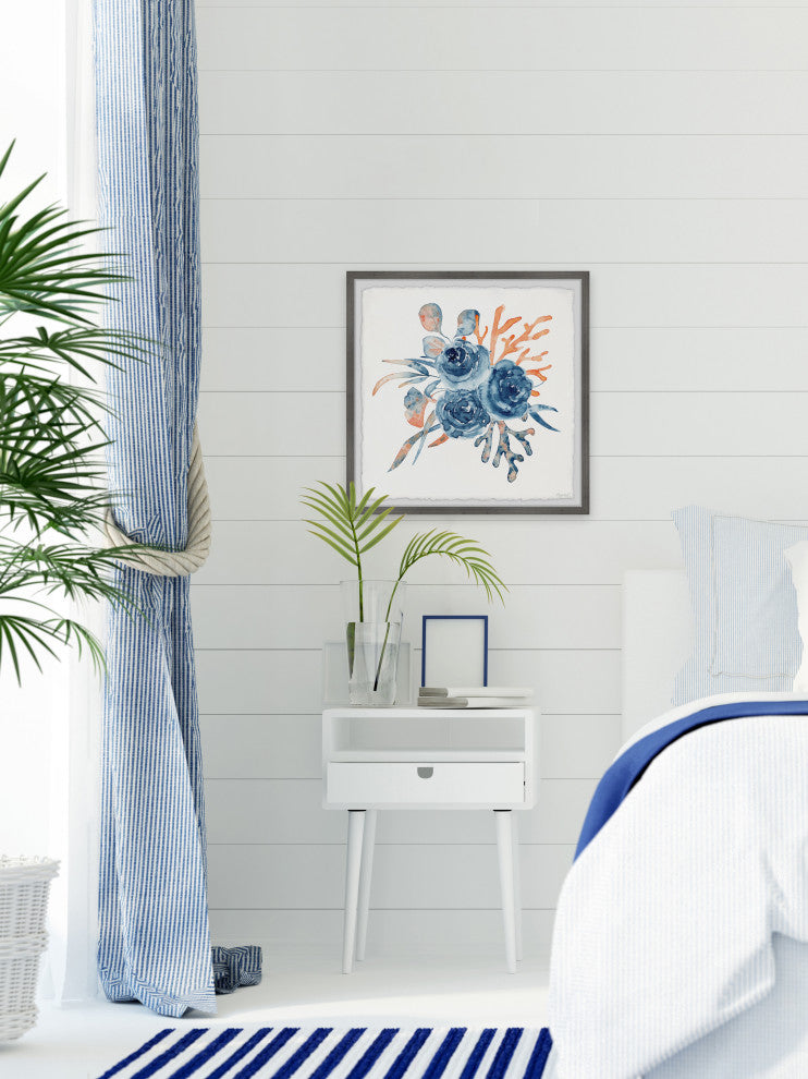 "Blooming Beauty" Framed Painting Print, 32x32