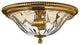 Hinkley Cambridge Two Light Flush Mount 3616BB