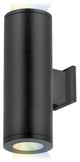Tube Architectural 5" LED Color Changing Wall-Light Flood Beam, Black