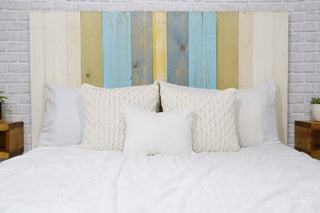 Handcrafted Headboard, Hanger Style, Sunrise Mix, Twin