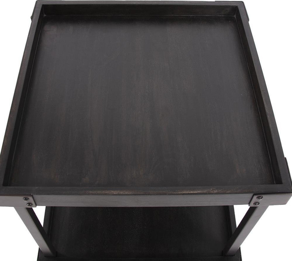 Traditional Avenue Side Table, Mango Wood