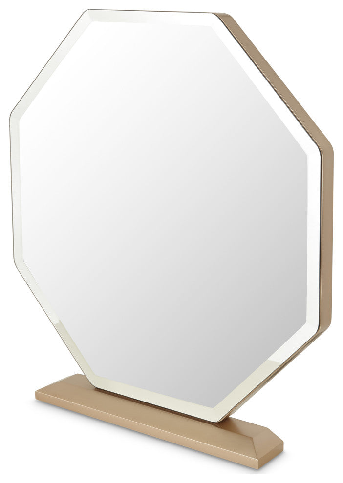La Rachelle Vanity Mirror - Medium Champagne