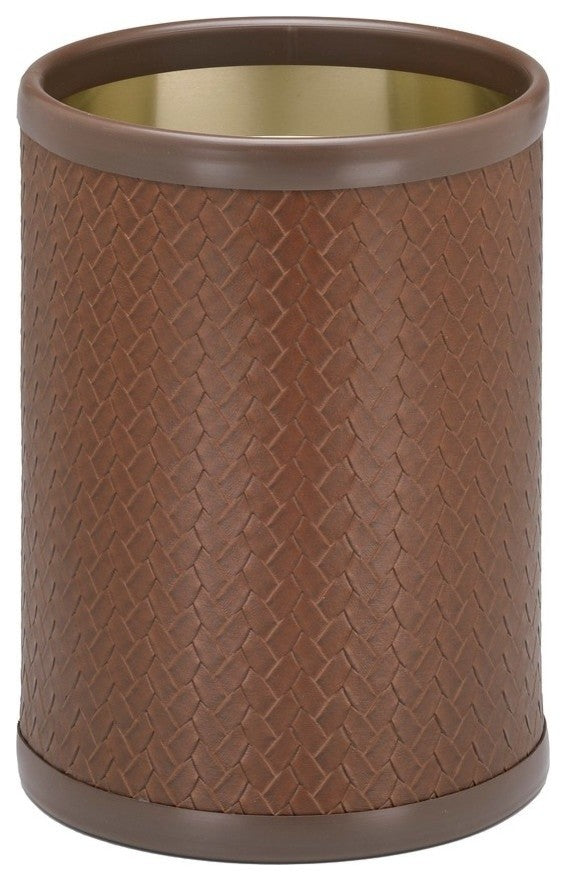 San Remo Pinecone 10.75" Round Wastebasket