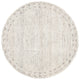 Safavieh Couture Abstract Collection, ABT349 Rug, Ivory/Grey, 8' Round