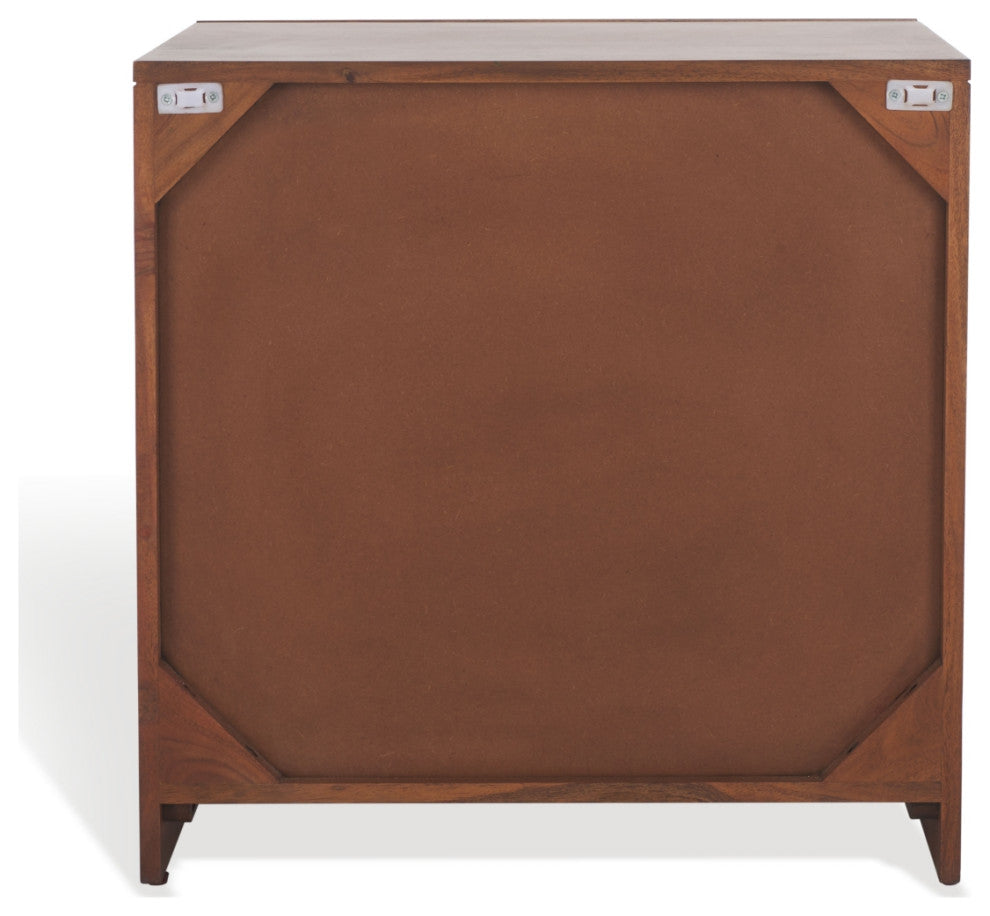 Safavieh Couture Edithe Wood Nightstand, Brown