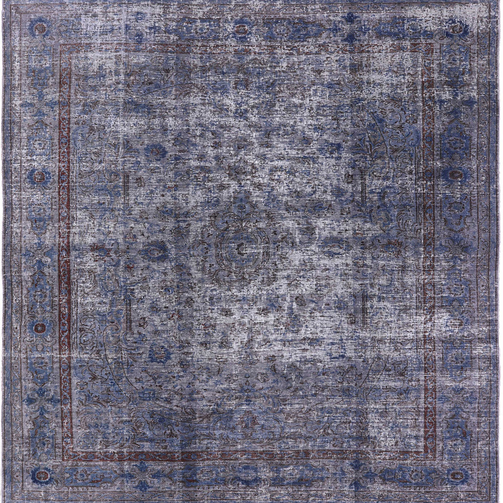 Ahgly Company Indoor Square Mid-Century Modern Area Rugs, 4' Square