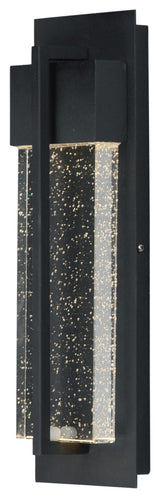 Maxim 56190 Cascade 14" LED Bubble Glass Wall Sconce - Black / Bubble Glass