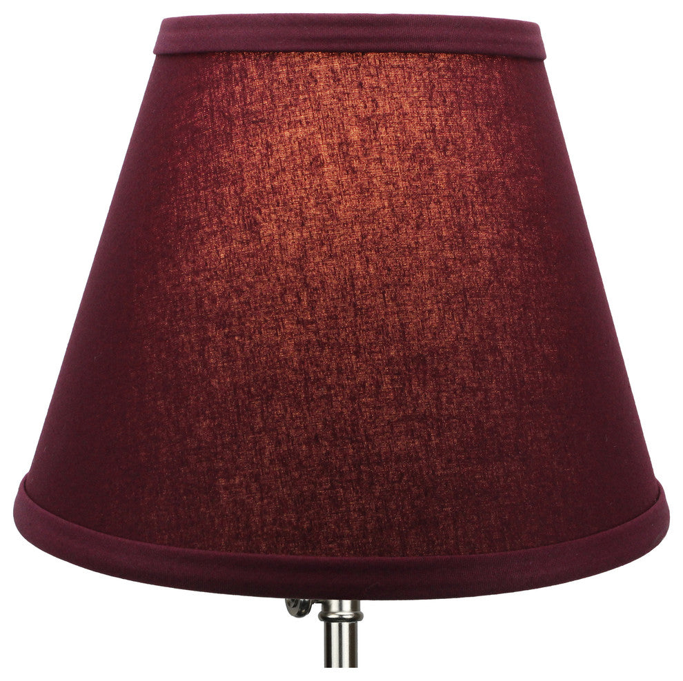 Fenchel Shades, 5"x9"x7" Spider Attachment Empire Lamp Shade, Linen