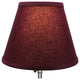 Fenchel Shades, 5"x9"x7" Spider Attachment Empire Lamp Shade, Linen