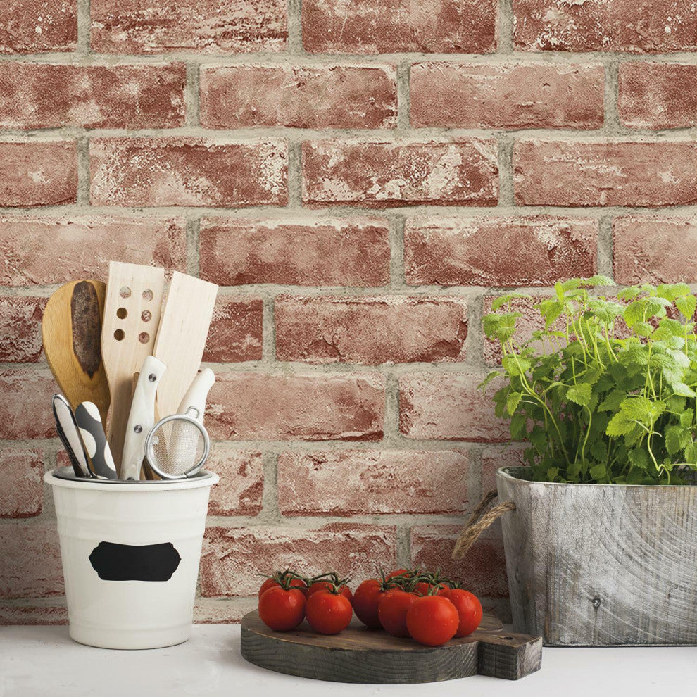Brick Peel & Stick Wallpaper