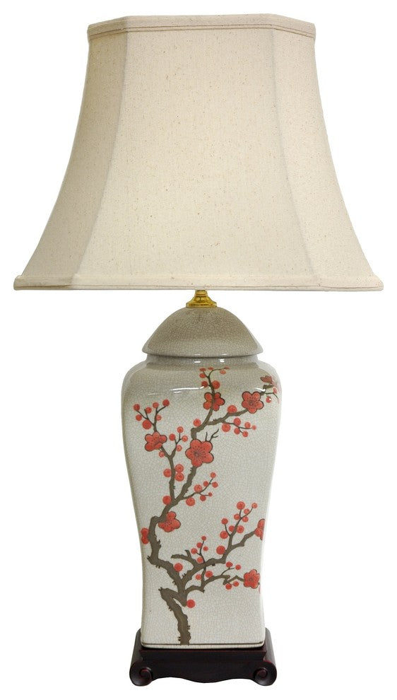 26" Cherry Blossom Vase Lamp