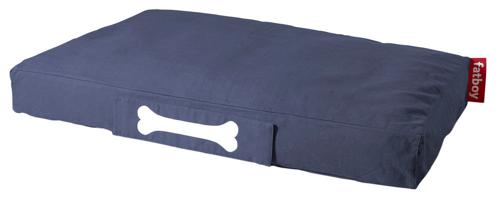 Fatboy Stonewashed Denim Modern Dog Bed, Blue, Large
