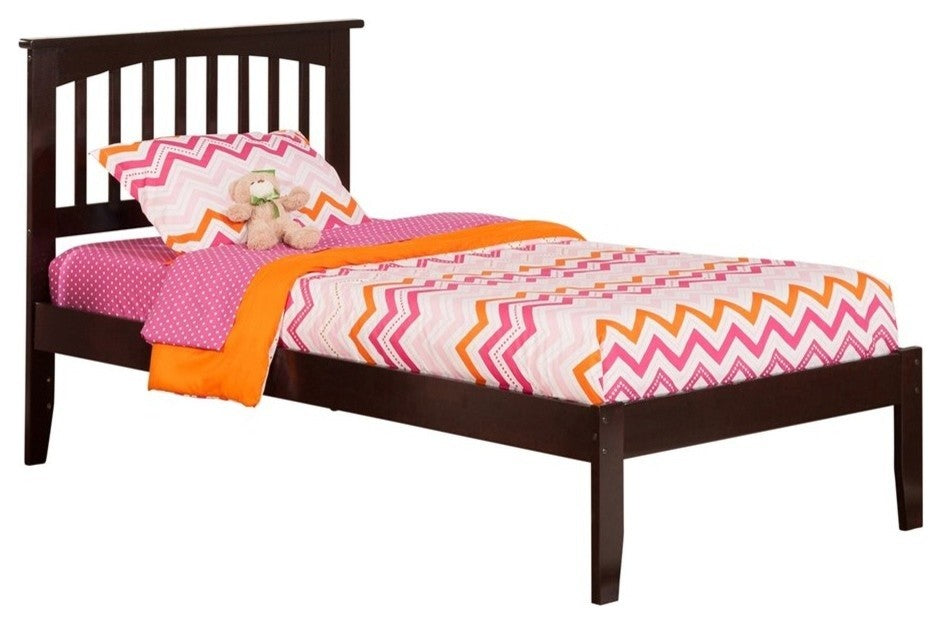 Mission Open Foot Bed, Espresso, Twin Xl