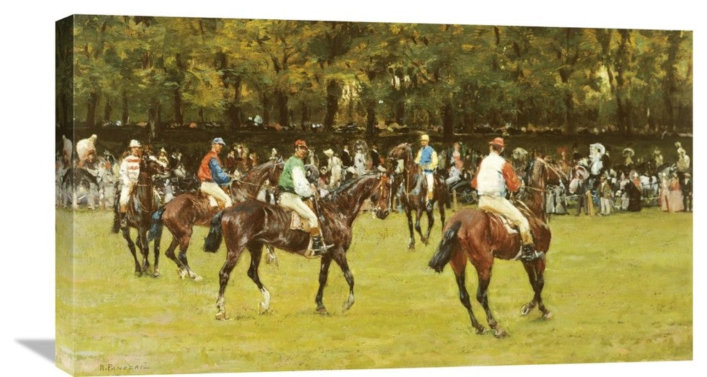 "In The Paddock" Artwork, 30" x 17"