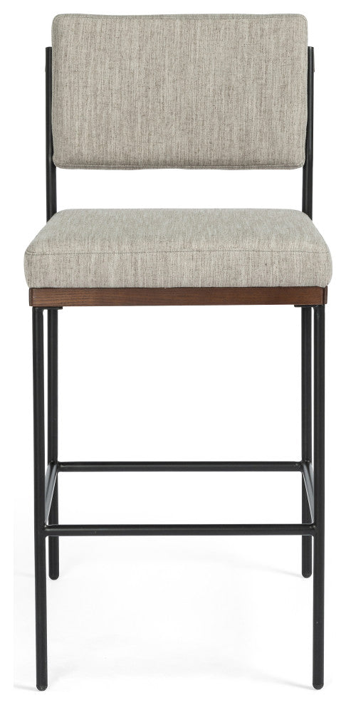 Benton Stool-Savile Flannel-Bar