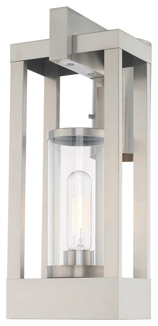 Livex Lighting Brushed Nickel 1-Light Outdoor Post Top Lantern