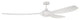 Craftmade, EVY84W3, 84" Envy Fan White, White Finish Blades