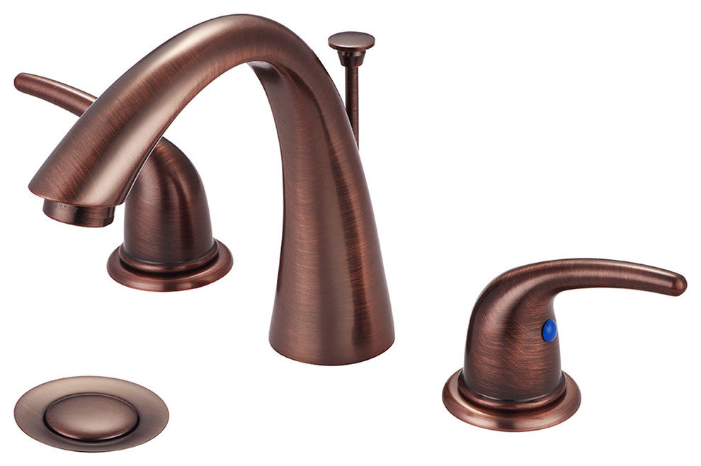 Accent Two Handle Widespread Bathroom Sink Faucet, Oil Rubbed Bronze