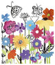 "Floral Magic II" Digital Paper Print by Farida Zaman, 18"x22"