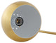Inspired Home Harlynn Table Lamp, Marble Stone Base, Brass
