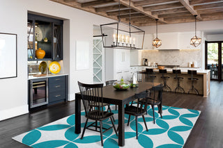 Eye Opener Spring Chenille Rug, Explorer Blue, 8'x10'