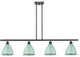 Innovations Lighting 516-4I-OB-MBD-75-SF Plymouth Dome 4 Light 48" Island Light
