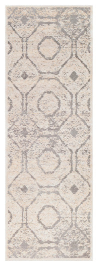 Surya Tibetan TBT-2313 2'7"x7'7" Rug, Cream/Taupe/Charcoal/Khaki