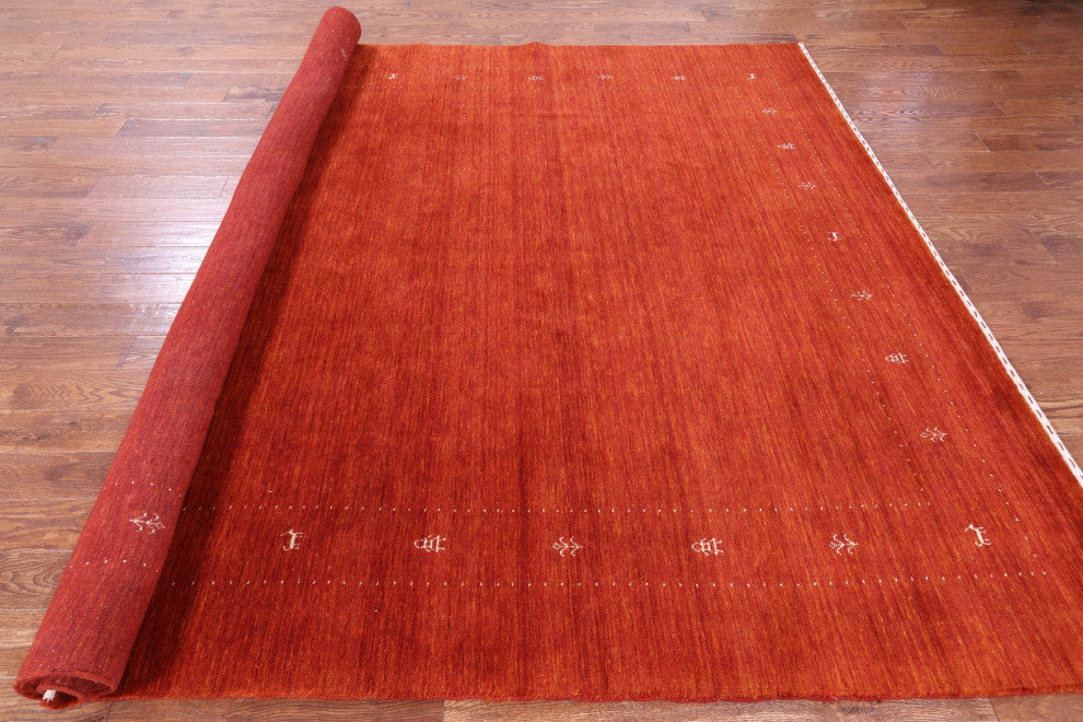 Persian Gabbeh Hand Knotted Rug 9' 0" X 12' 0" Q11379