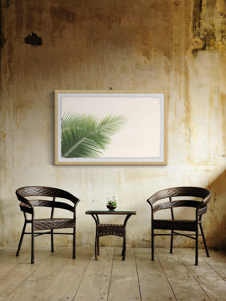 "Palm Angles" Framed Painting Print, 18"x12"