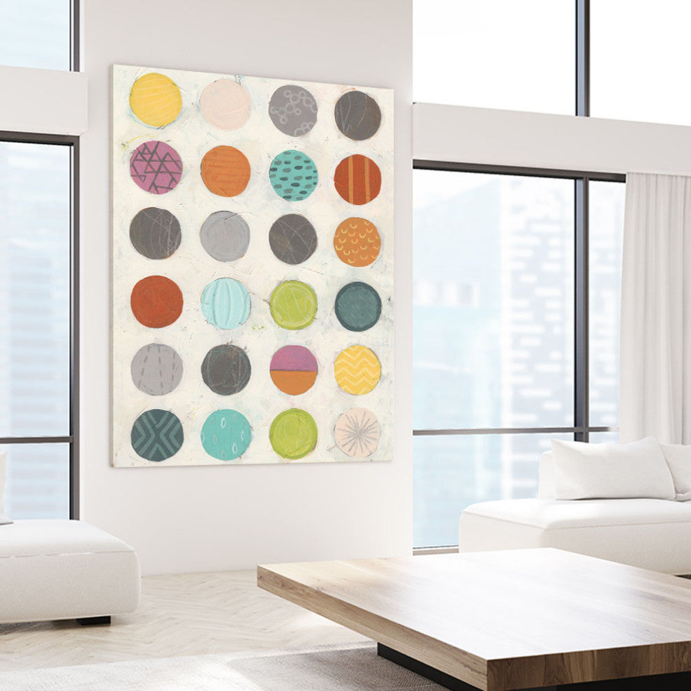 "Pattern Interaction II" Fine Art Giant Canvas Print, 54"x72"