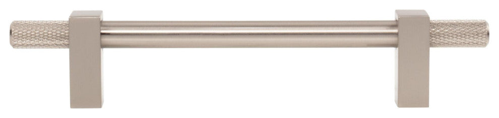 Jeffrey Alexander 698-128 Larkin Outer Knurled 5-1/16" (128mm) - Satin Nickel