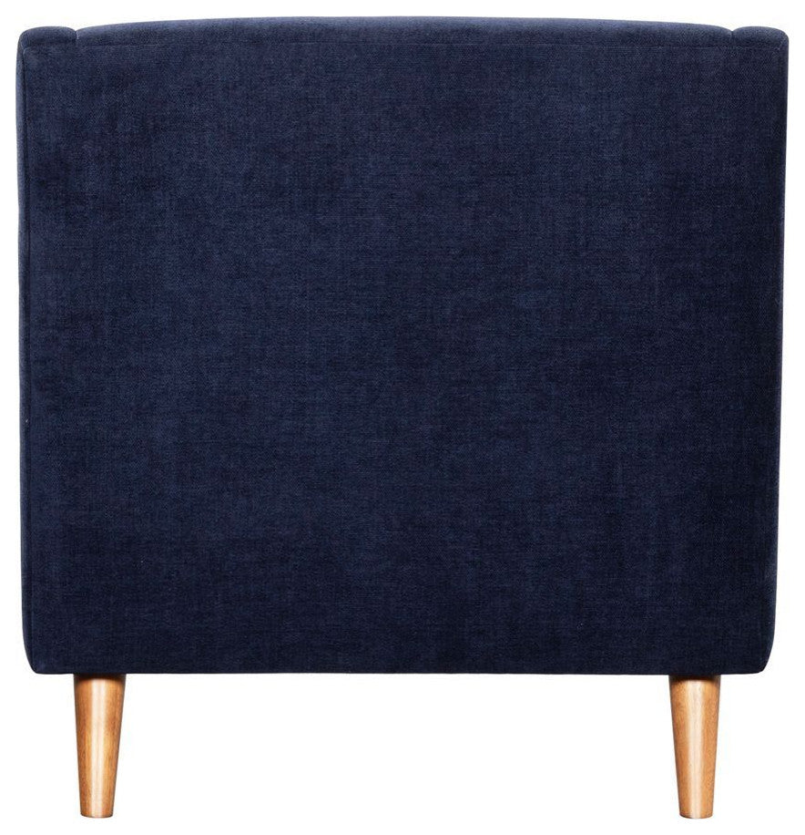 Daniel Club Chair - Navy Chenille