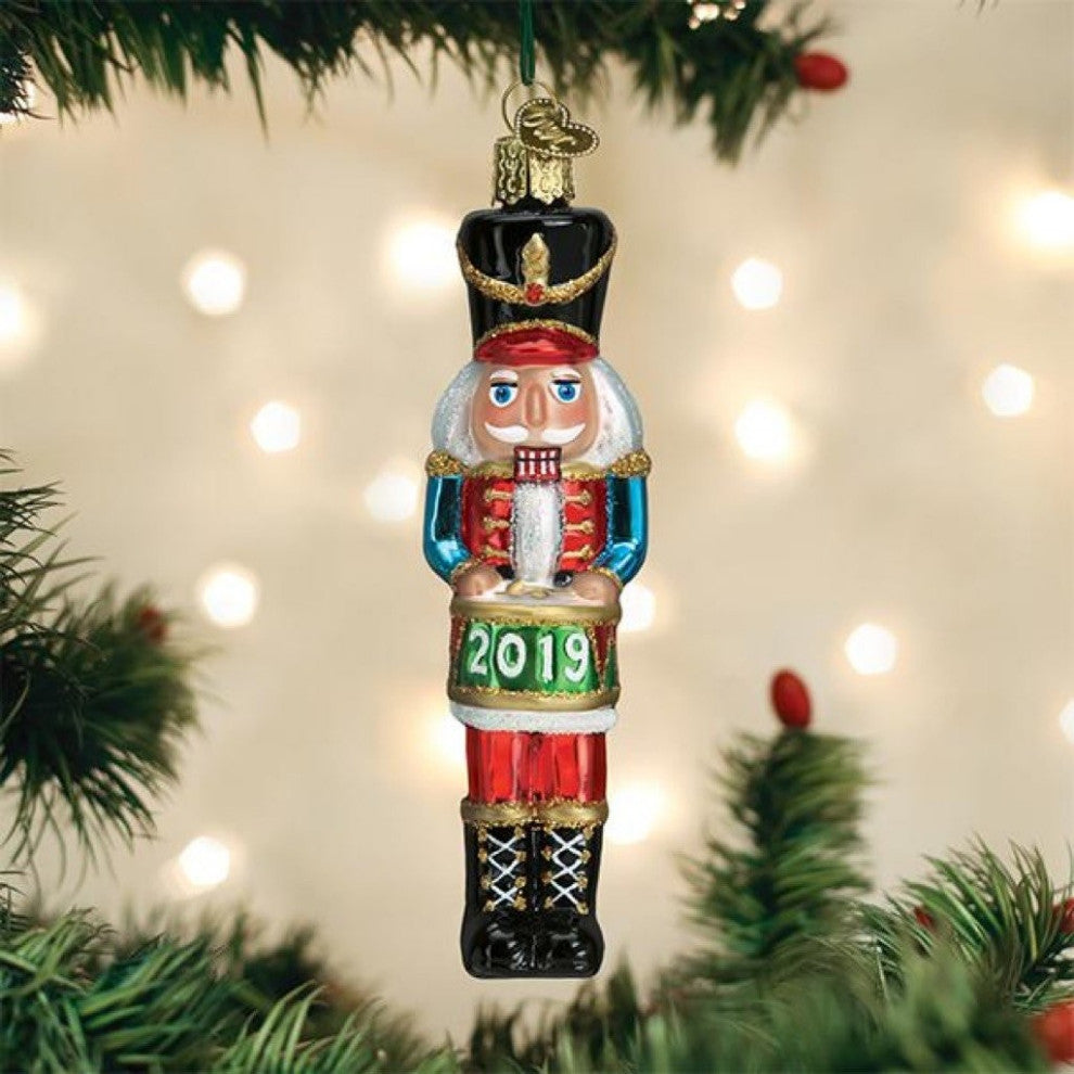 Old World Christmas Glass Blown 2019 Nutcracker Ornament