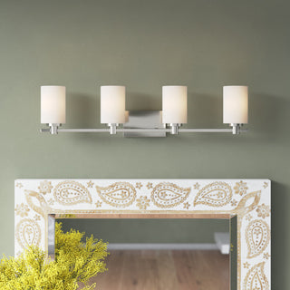 Hinkley Karlie Bathroom Vanity Light, Chrome, 4 Light