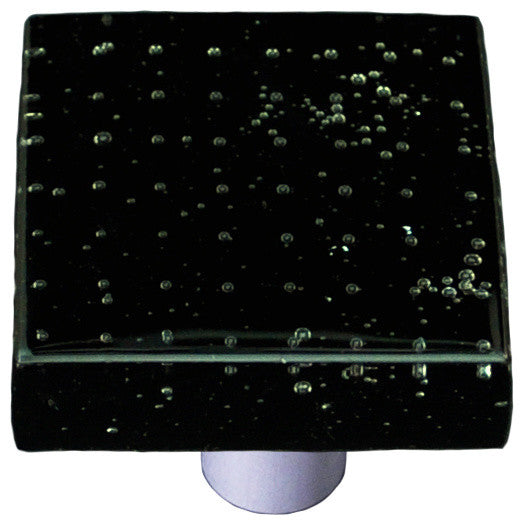 Bubbles Black, Knob, Black Post