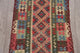 Kilim Turkish Flat-Woven Oriental Southwestern Traditional Area Rug, 4'1"X2'10"