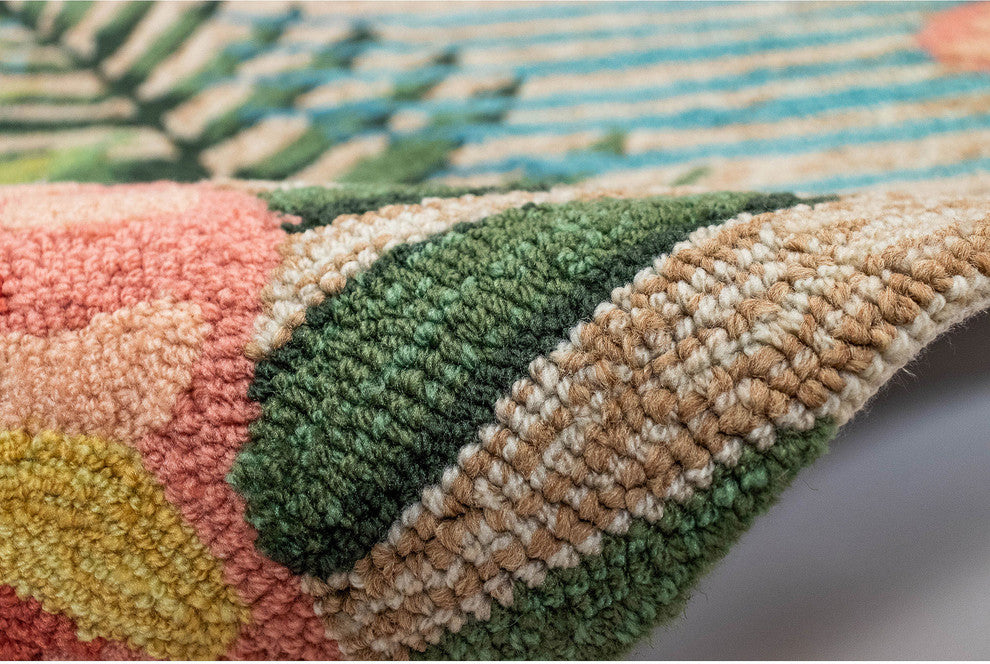 Ravella Tropical Indoor/Outdoor Rug Neutral 3'6"x5'6'