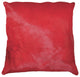 18"x18" Torino Cowhide Pillow, Firecracker