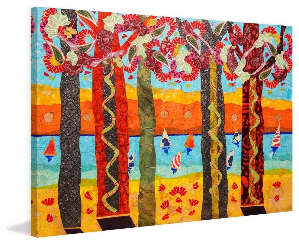 "Idyllic Series 3" Painting Print on Canvas by Lisa Mee
