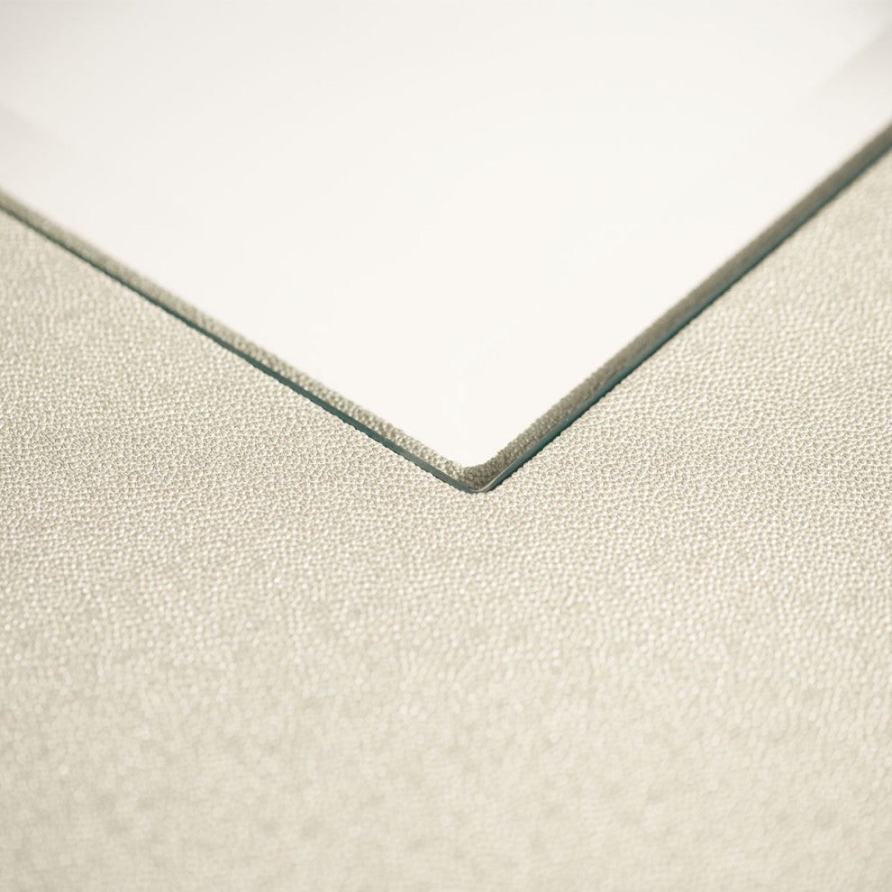 Hollywood Swank Rectangular Dining Table - Pearl Caviar