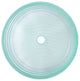 Eden Bath EB_GS52 Clear Round Flat Bottom Embossed Glass Vessel Sink
