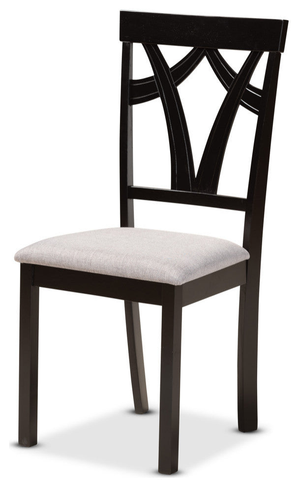 Andra Modern 5-Piece Dining Set, Gray