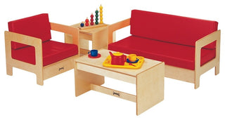 Jonti-Craft Living Room 4 Piece Set, Red