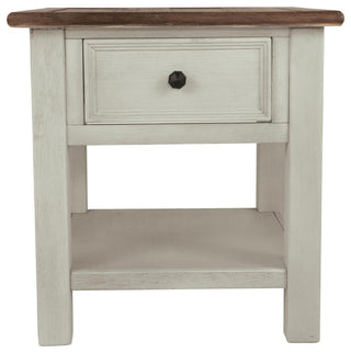 Bolanburg Casual Two-Tone Rectangular End Table