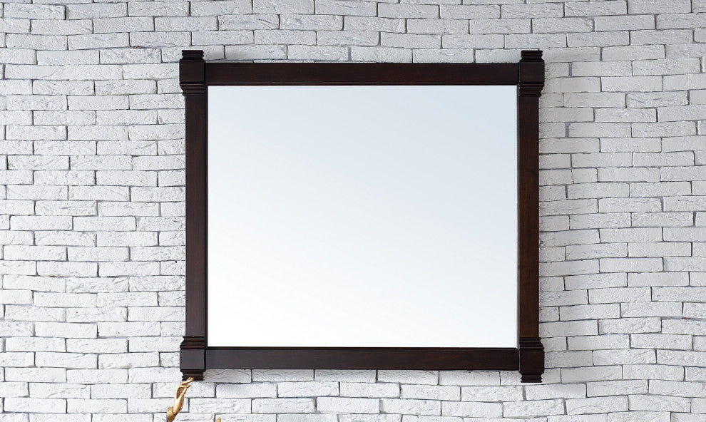 Brittany 43" Mirror, Burnished Mahogany