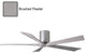 Matthews Fan, Irene-5H Ceiling Fan, Brushed Pewter, 60", Barn Wood