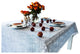 Paisley Print Large Tablecloth and Napkins 13-Piece Set, Orange