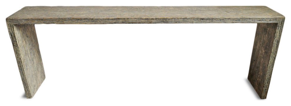 Rustic Modern Waterfall Console Table