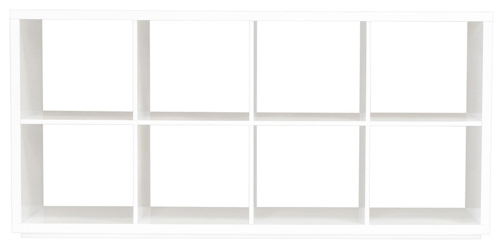 Malta Bookcase, White Lacquer